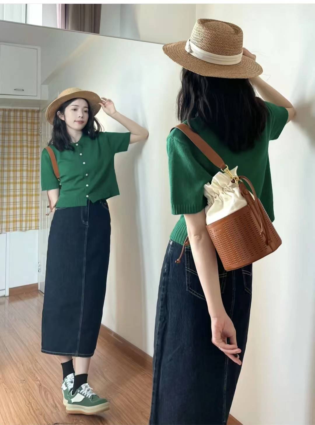 原创牛仔裙配什么上衣比较好看牛仔裙配什么鞋子好看图片