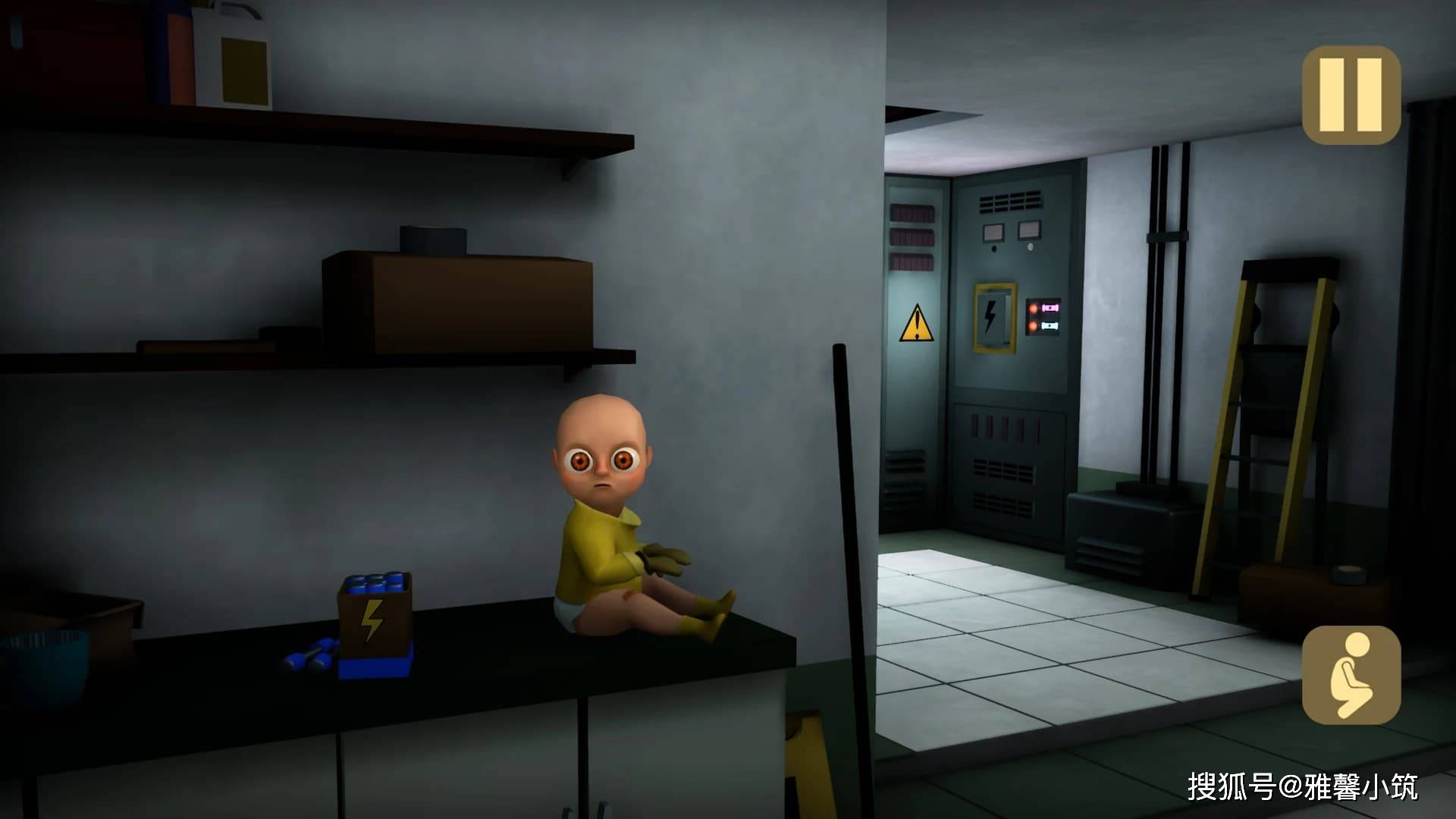 原创teamterrible保姆恐怖游戏thebabyinyellow一起照顾黄衣宝宝
