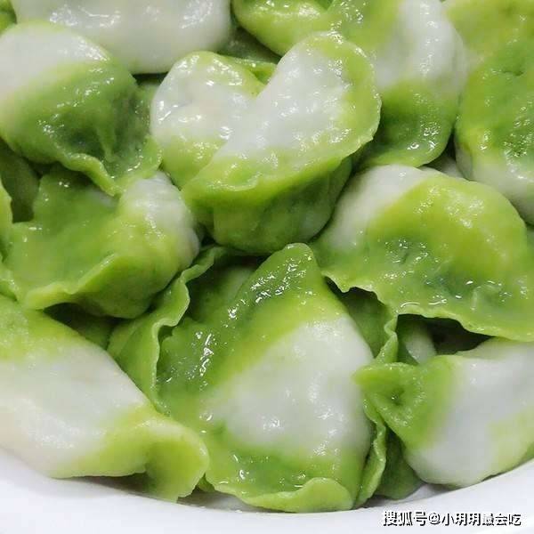 菠菜汁饺子图片图片