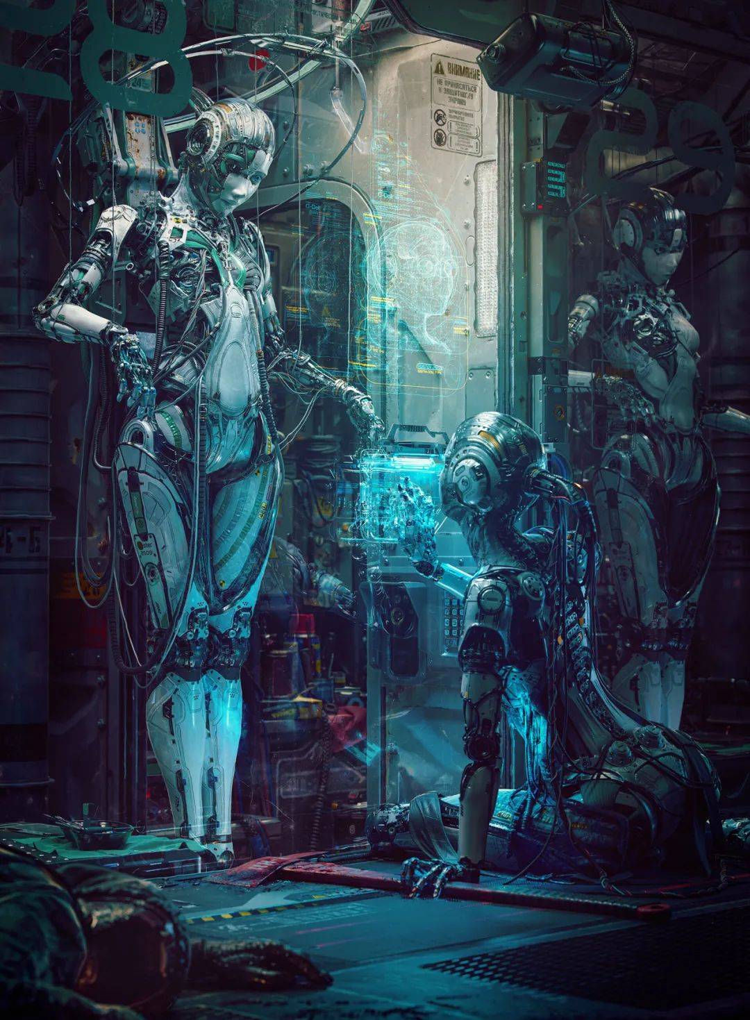 赛博朋克将蒸汽科幻元素风格进行到底俄罗斯cg艺术家michaelblack