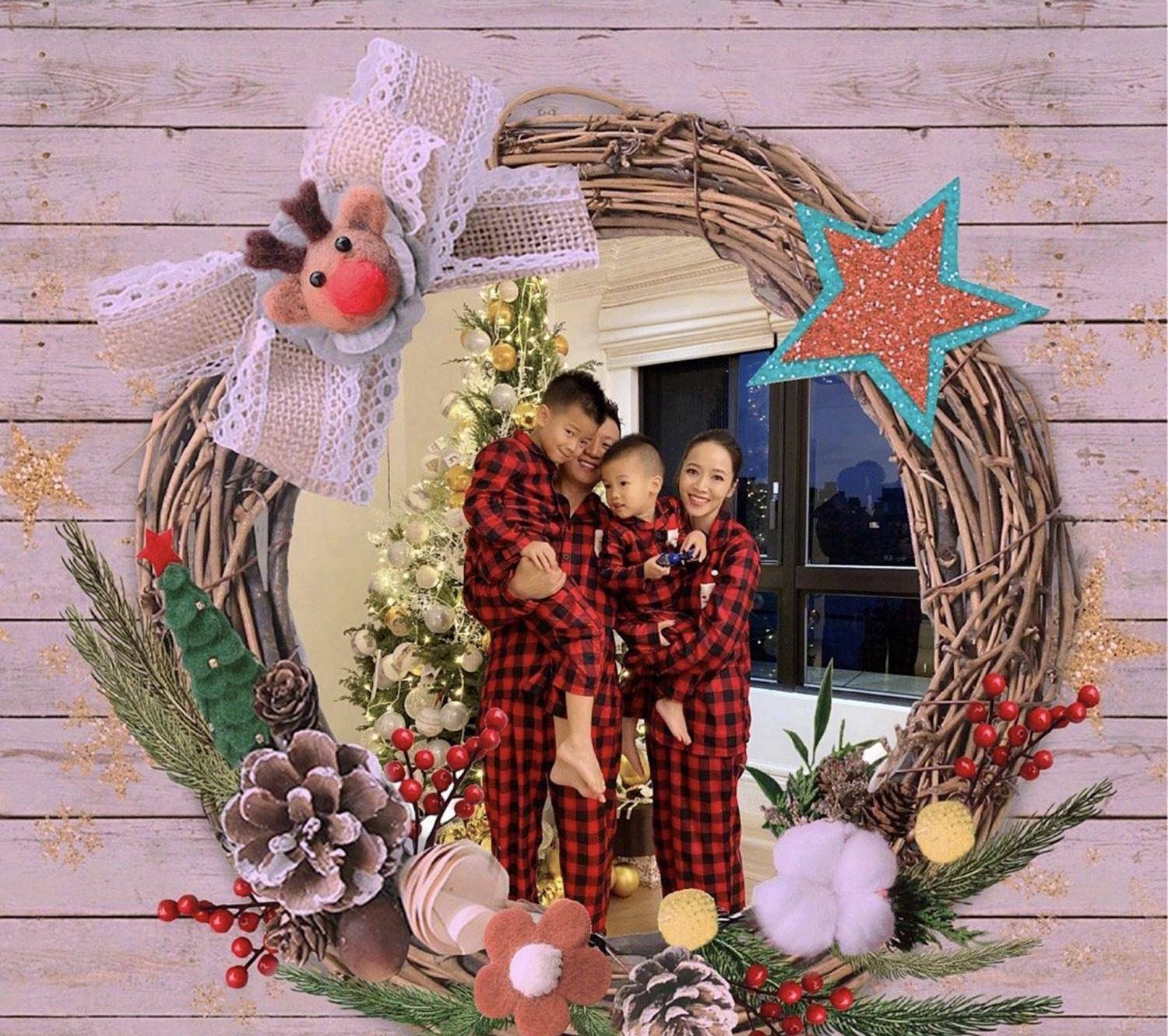 原创41岁侯佩岑晒两个儿子近照兄弟俩长相帅气眉宇间像极了双胞胎