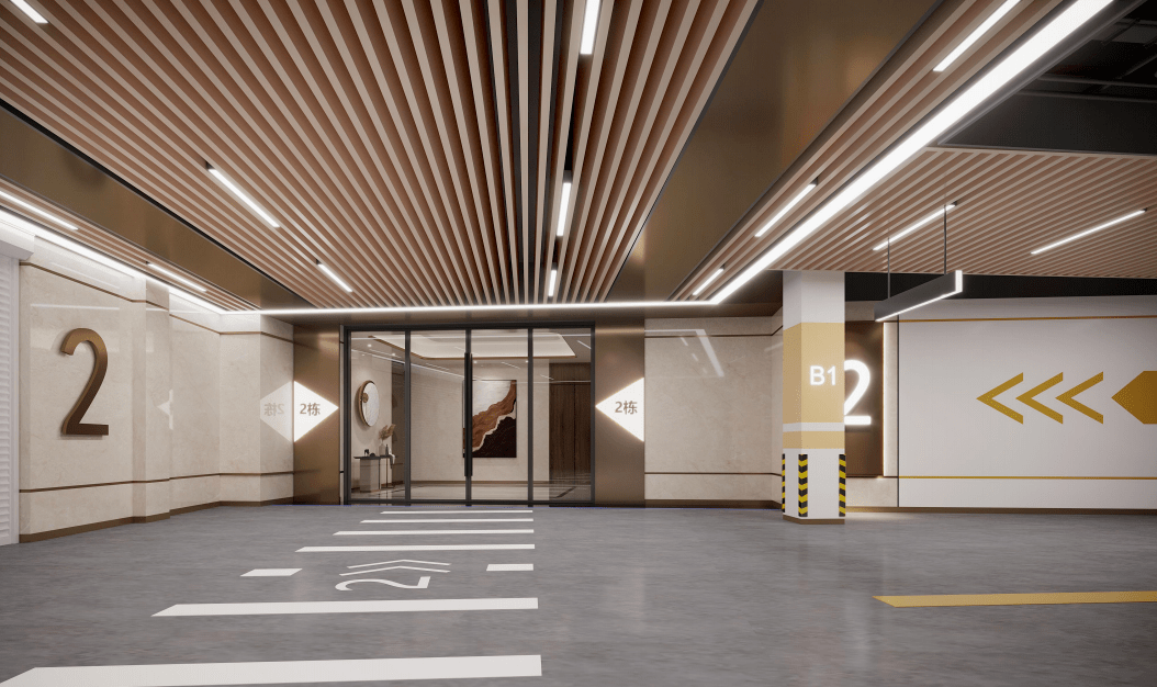 不仅如此,湖南建工·北湖名著地下室精装大堂也告别了传统入户门厅