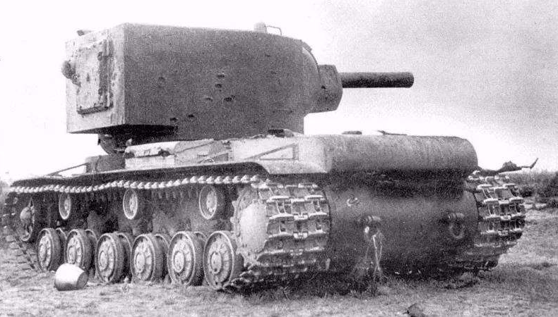 原创二战苏联超级坦克kv2坦克产量超过三百辆却不能阻止德军攻势