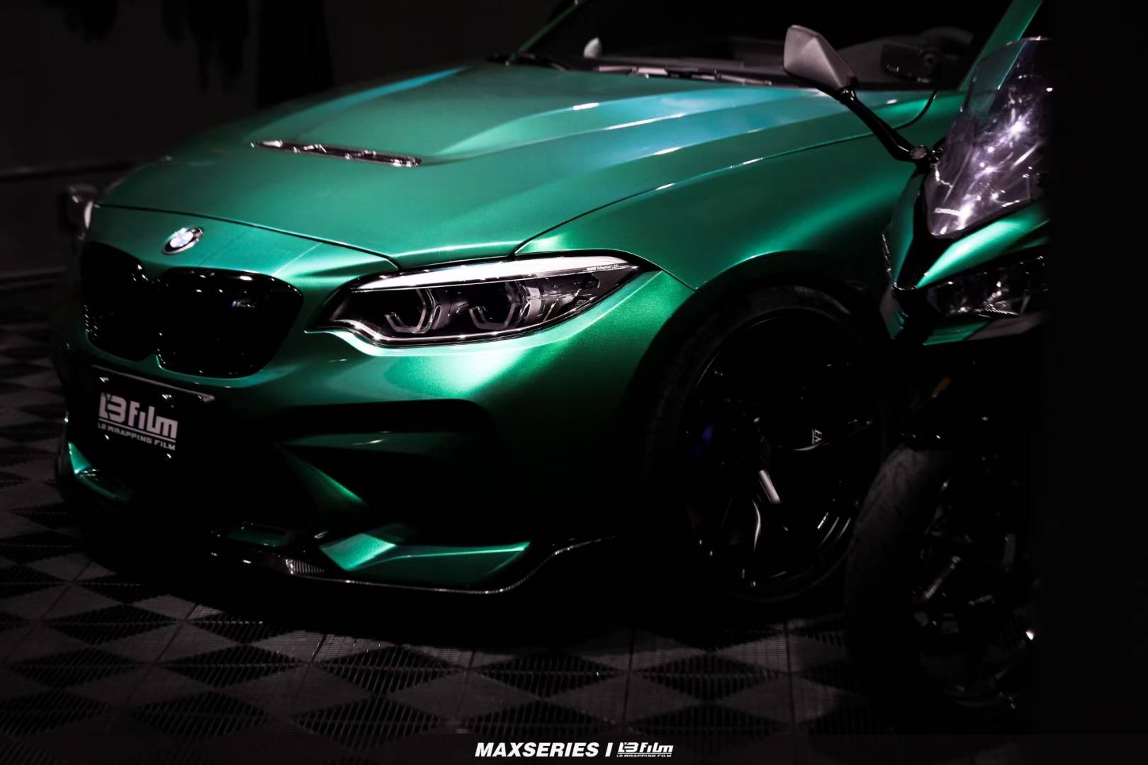 宝马m2 -lbfilm改色膜原厂漆曼岛绿_搜狐汽车_搜狐网