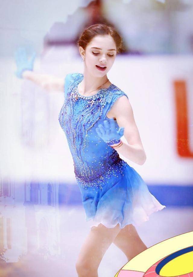 俄罗斯花滑女王梅德韦杰娃!高颜值天才少女,比赛台风改走性感风_羽生