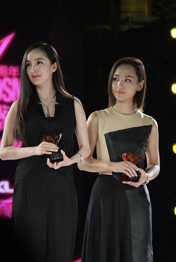 原创杨幂给周笔畅打call这两人之间原来是这样的神仙友情
