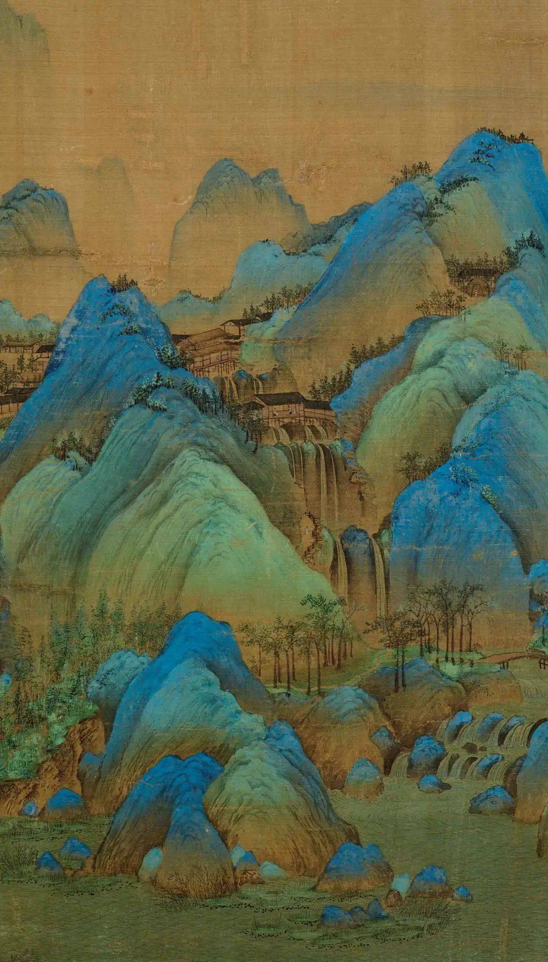 揭秘《千里江山图》,到底有多少座山?_林其祥_王希孟_山水