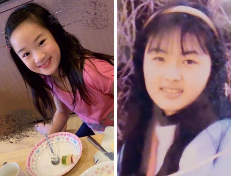 原创林丽吟吴尊大扫除儿时照片曝光neinei长得像谁一望即知