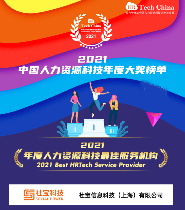 喜报！社宝科技荣膺“2021年度BOB全站人力资源科技最佳服务机构”(图2)