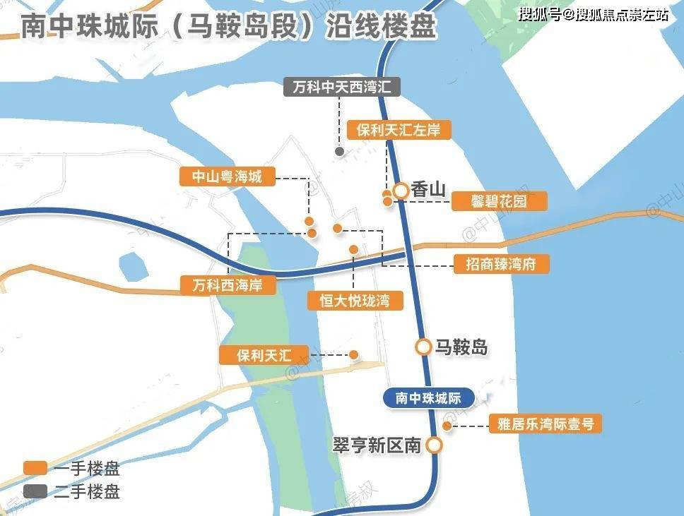 中山马鞍岛地图图片