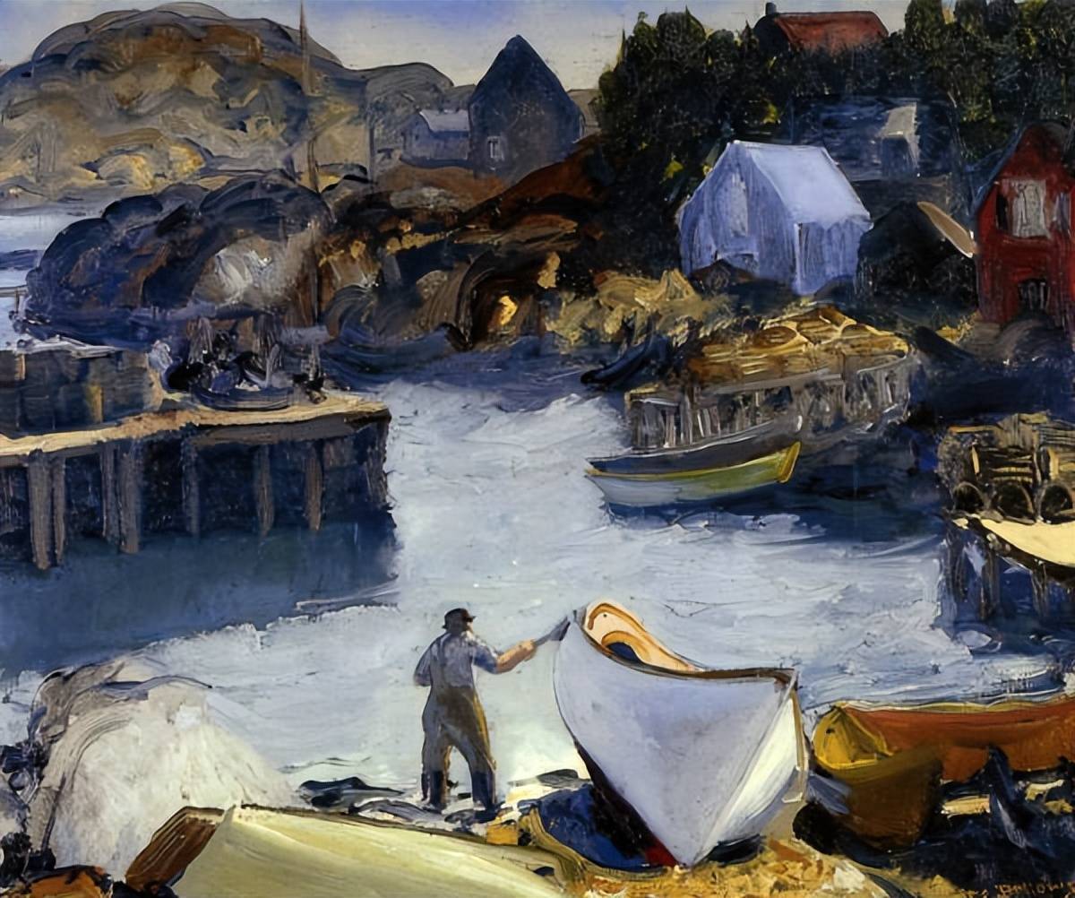 美国画家George Wesley Bellows 油画作品欣赏