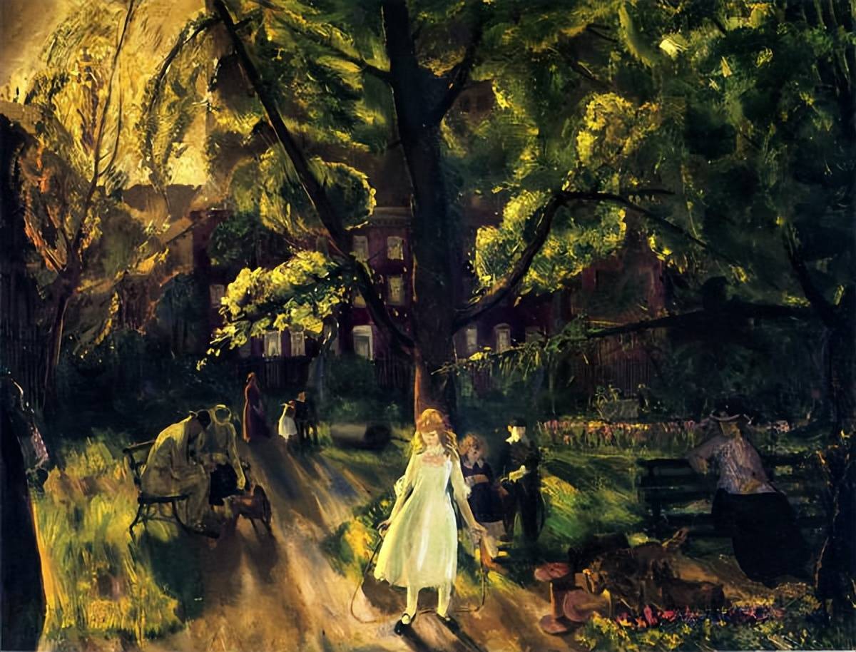 美国画家George Wesley Bellows 油画作品欣赏