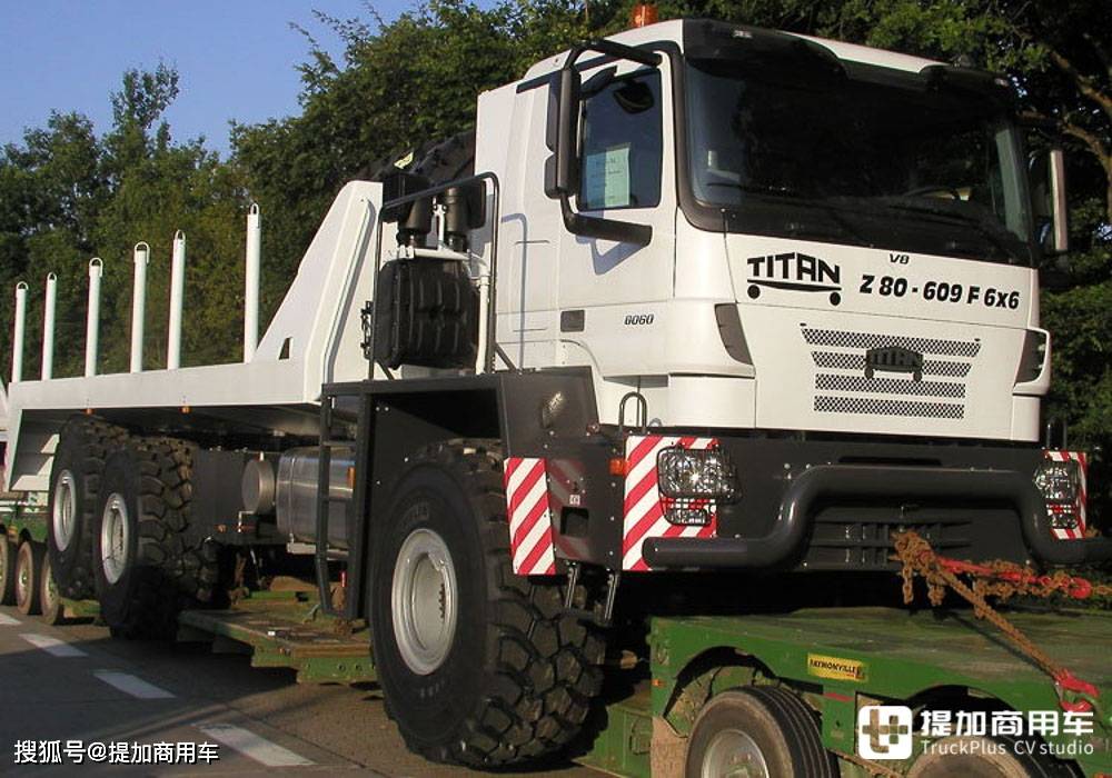 征服塔克拉玛干,为油田开采立过功,德国泰坦z80重型越野卡车实拍