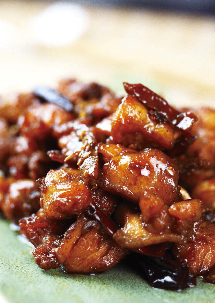 「美食」陈皮兔丁:麻辣中带有浓厚的陈皮香味,回味微甜_香气_干辣椒