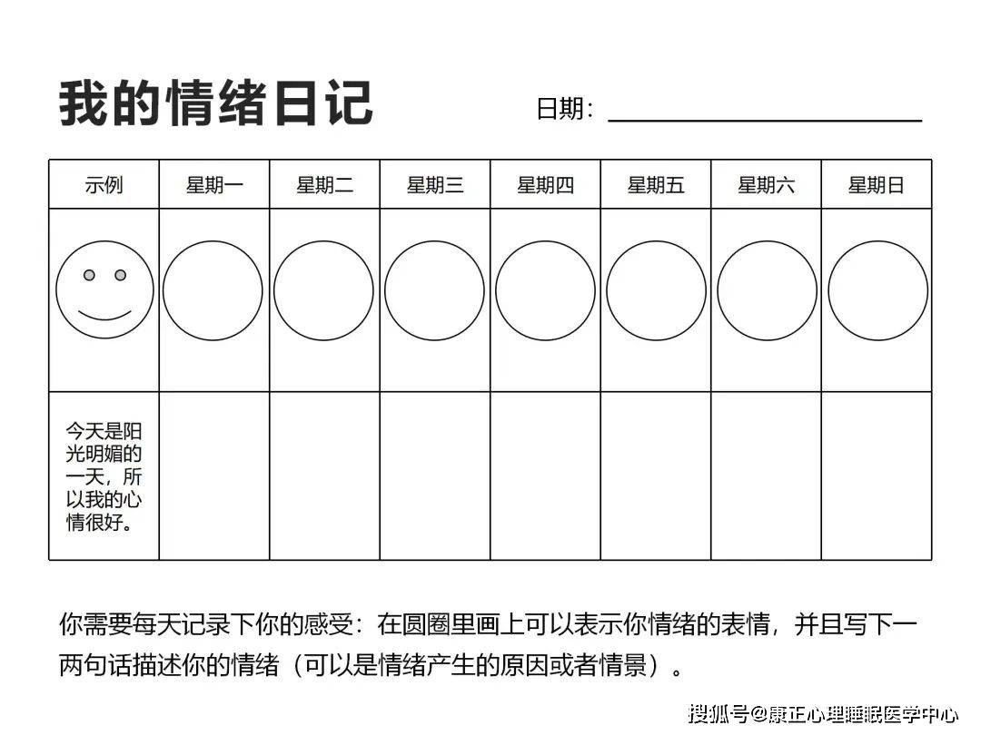 情绪日记参考模板当然家长也可以去记录孩子的情绪,进一步了解孩子