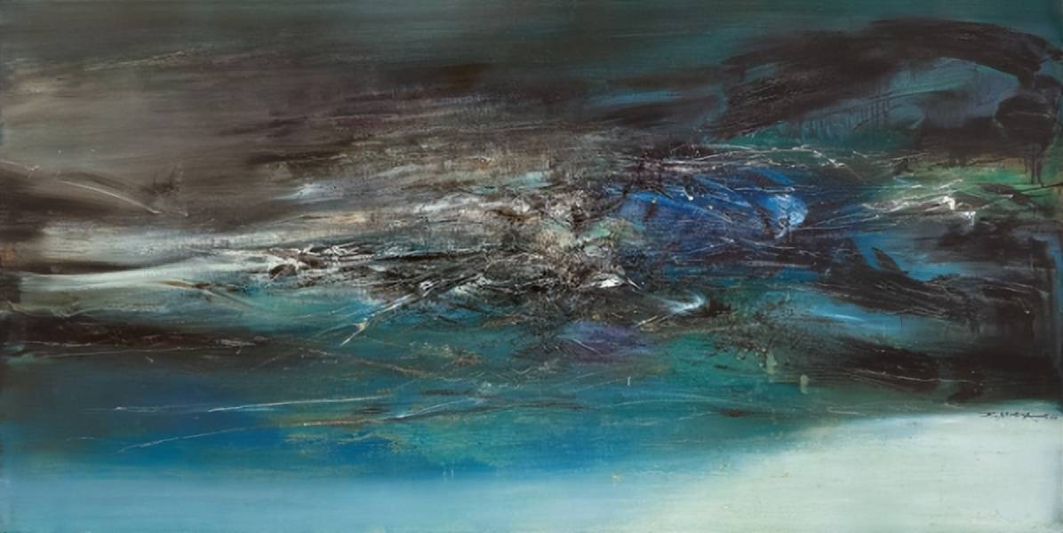 赵无极跨越东方与西方地域的抒情抽象派