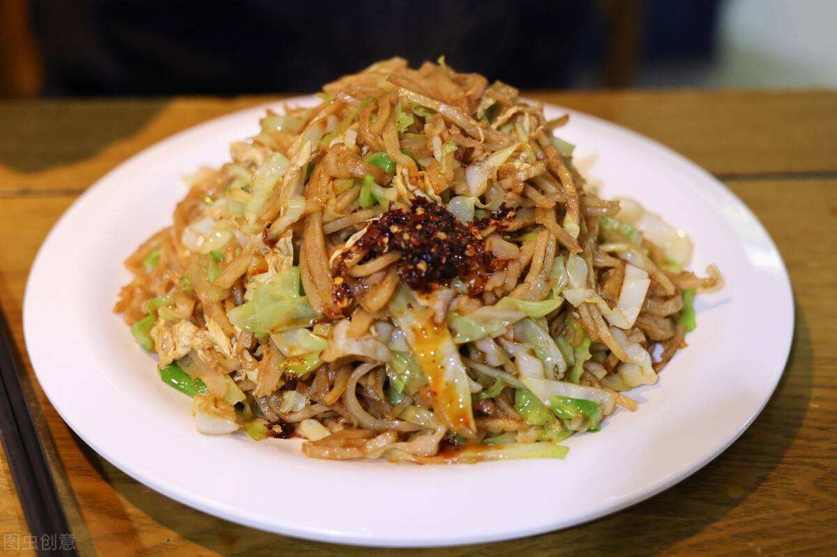 这样做的素炒饼,简单又美味,撑到直打饱嗝还想吃