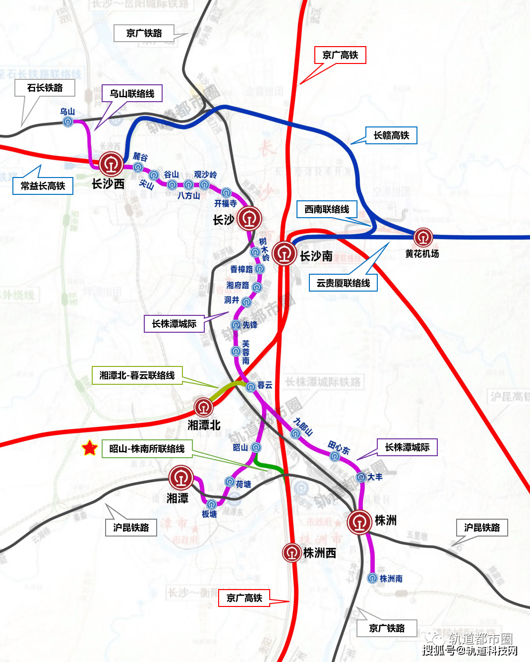 長株潭都市圈擬建設市域(郊)鐵路環線_湘潭_建議_常益長