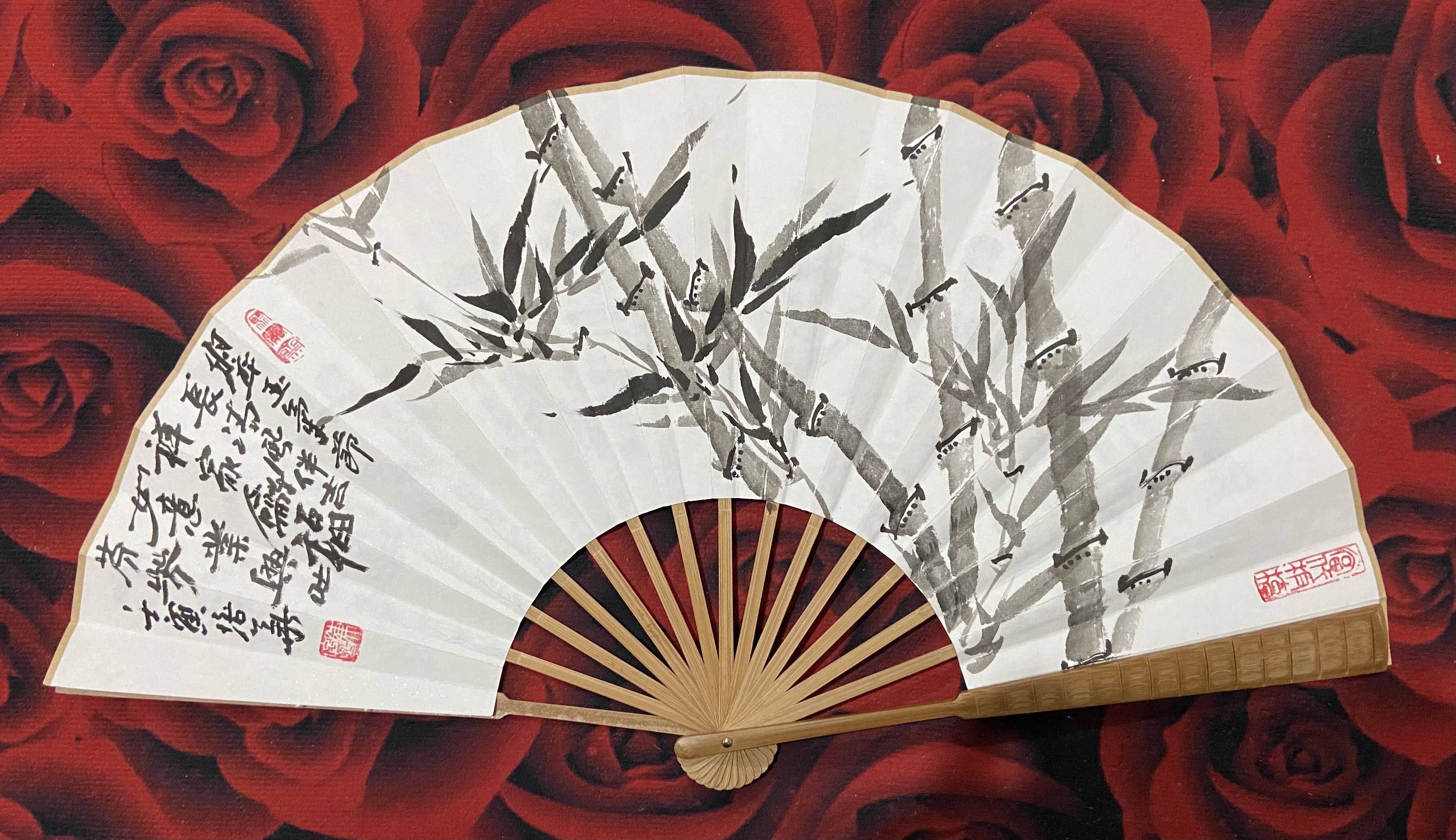 朱墨竹创始人陈培华画扇展_中国_作品_艺术品