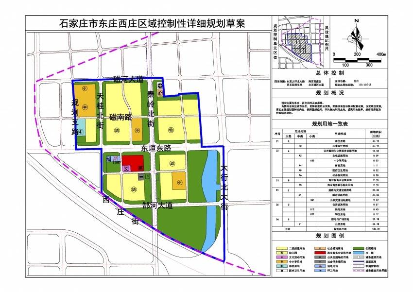 东庄西庄城改项目一期规划公示拟建28栋住宅