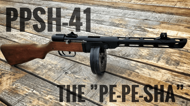 波波沙ppsh-41冲锋枪
