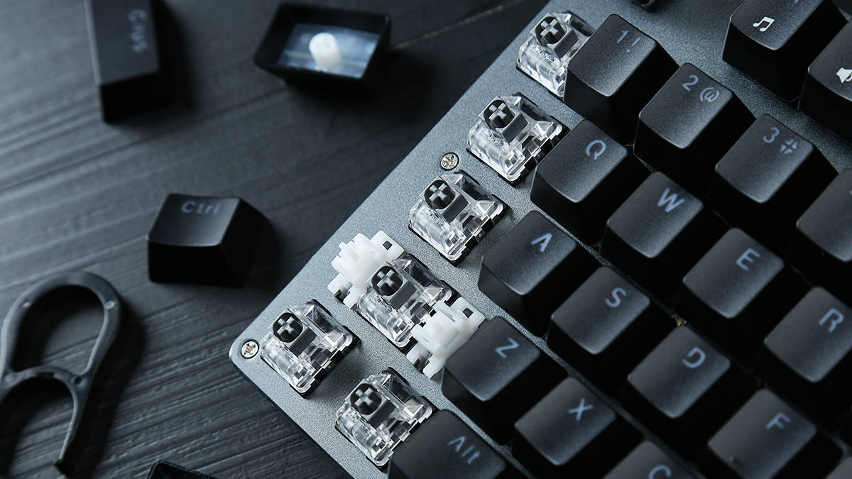 雷柏v520rgb幻彩背光防水游戏机械键盘评测