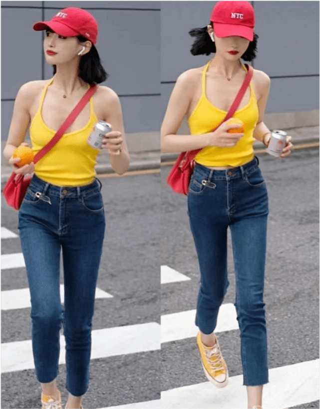爱游戏中国官方网站夏天要做个甜辣小仙女！吊带衫必不可少性感美艳又少女感爆棚(图3)