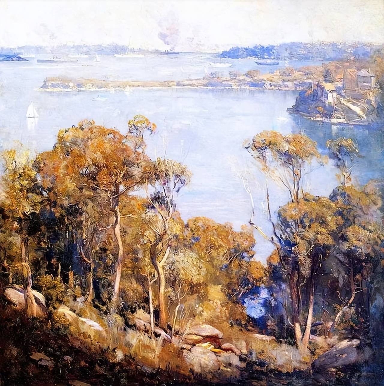 澳大利亚风景画王子斯特雷顿笔下迷人的色彩