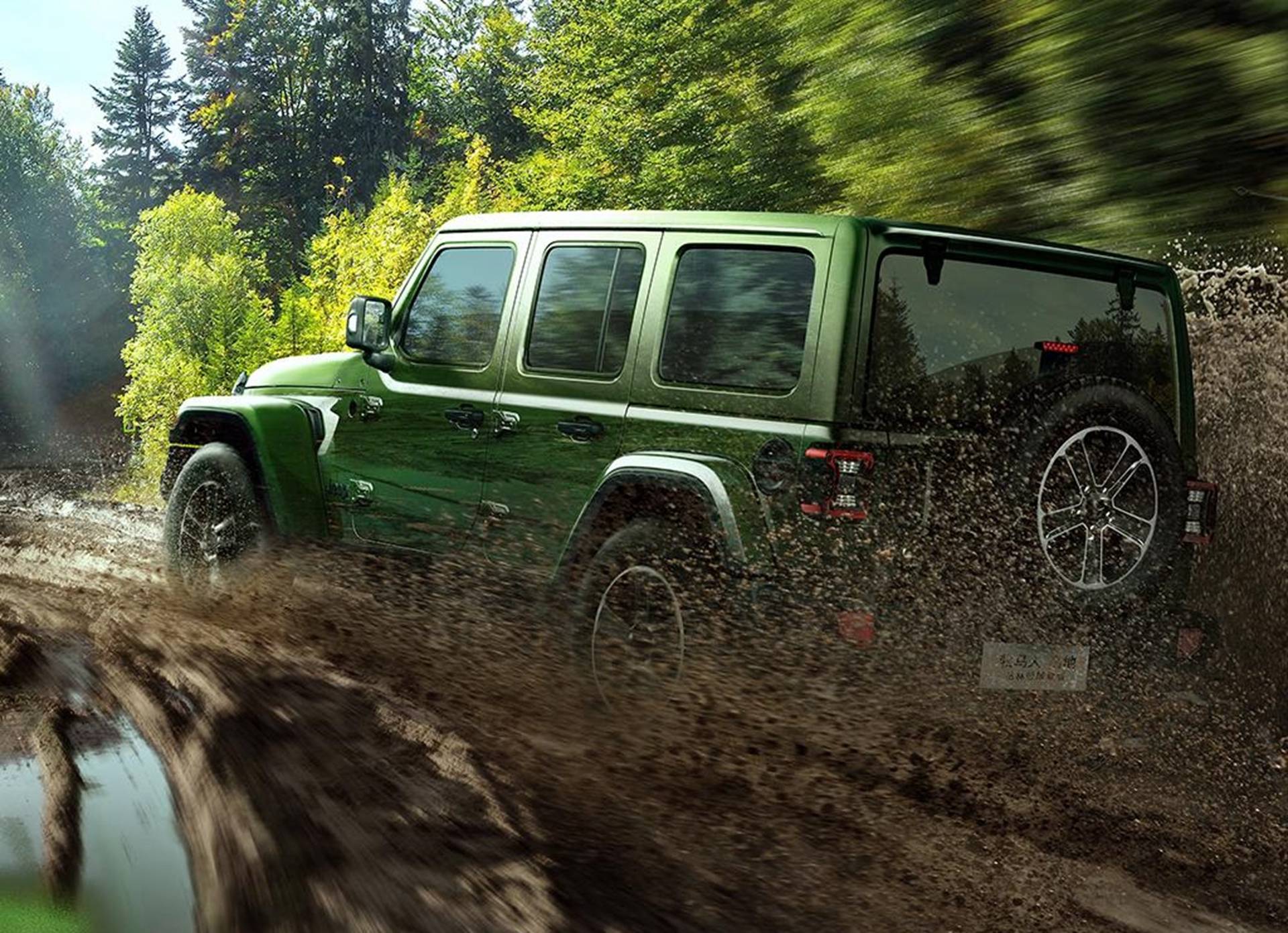 49.49万元 jeep牧马人高地丛林绿版上市 限量300台