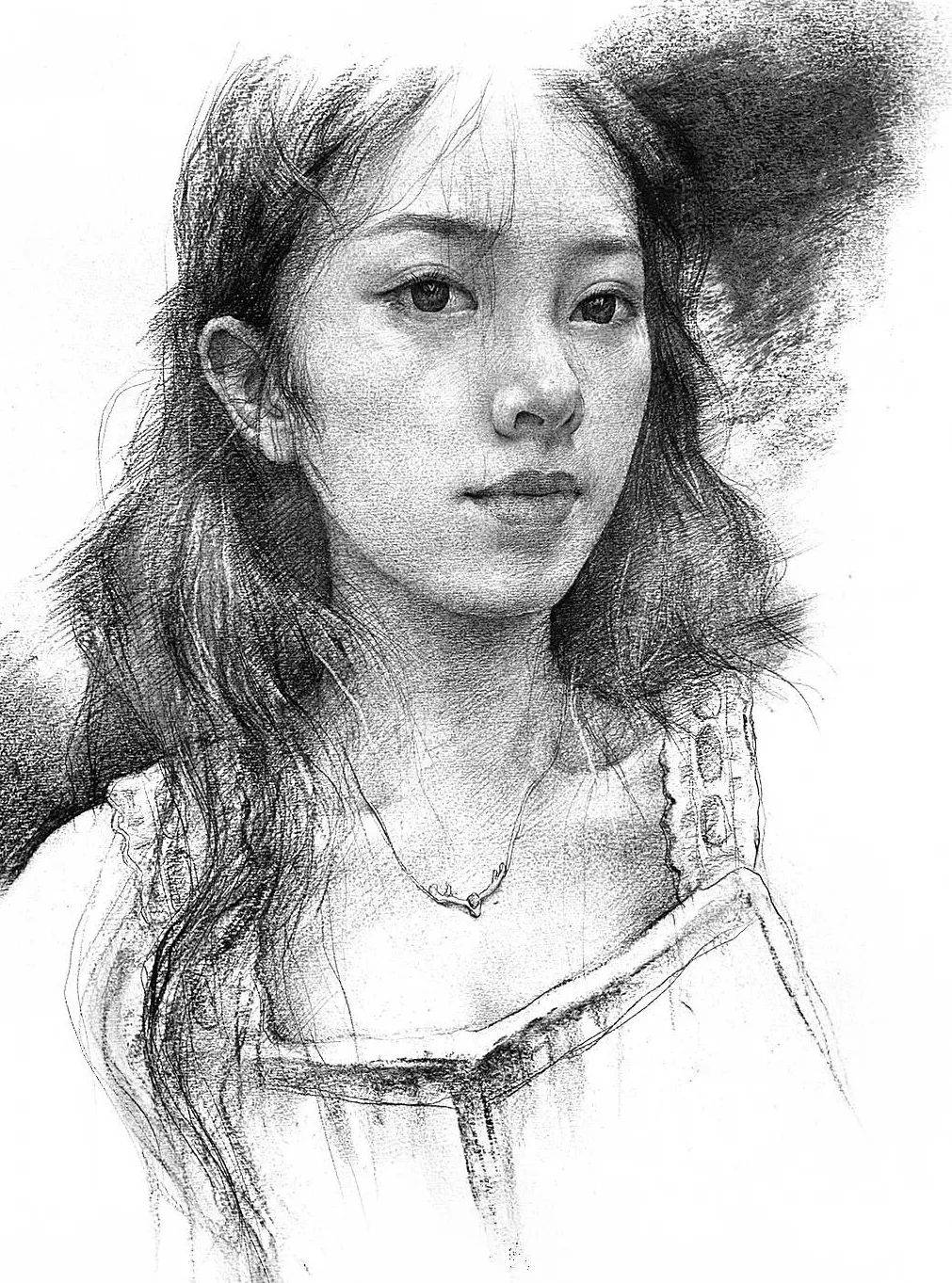 素描人物头像的基本步骤和要点_脸部_绘画_处理