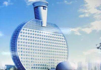 淮南超奇葩建筑，造型跟球拍一模一样，耗资近3亿引人瞩目