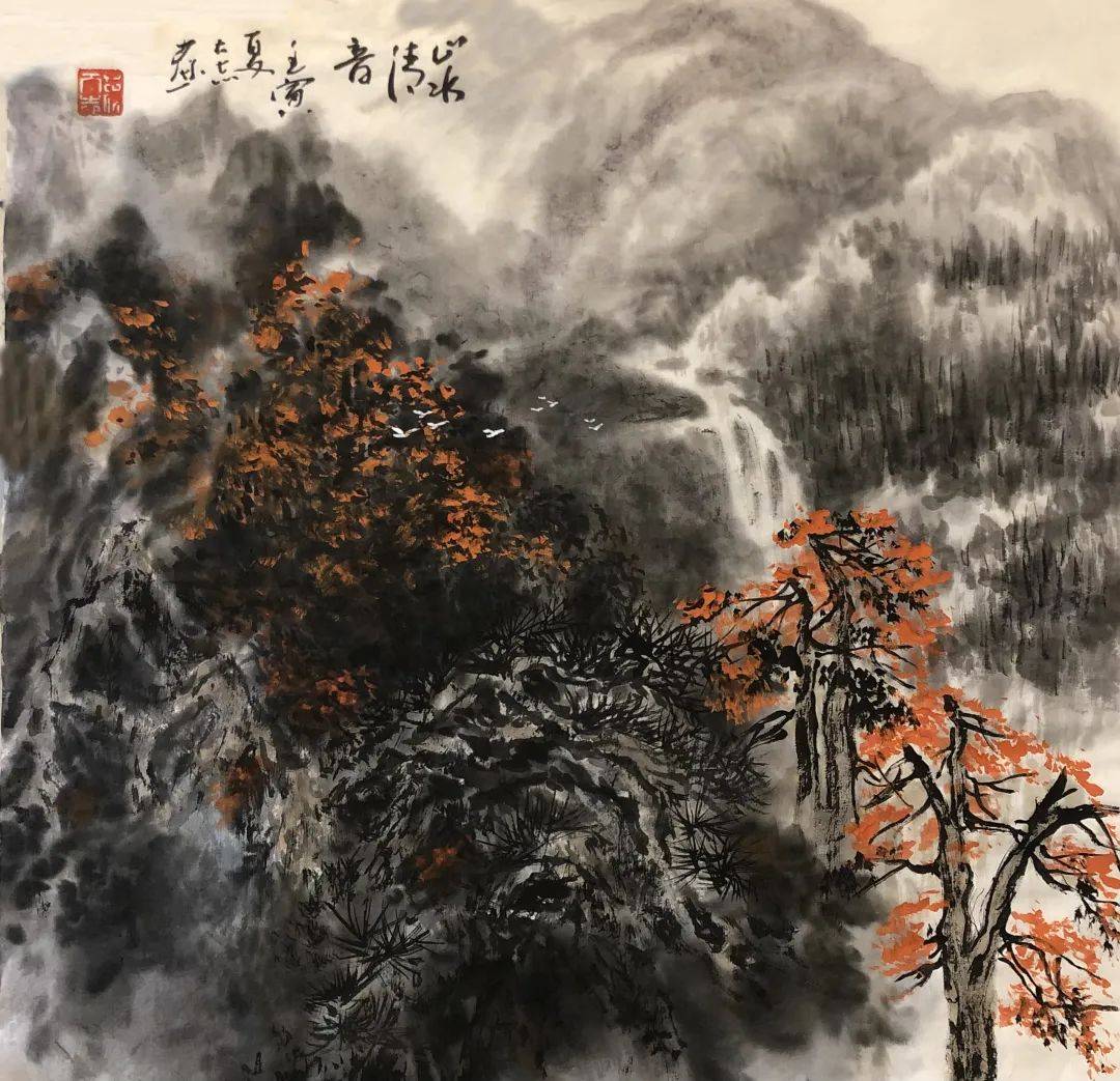 心动不如行动画起来才重要张际才写意山水画线上交流群学员学画感想之