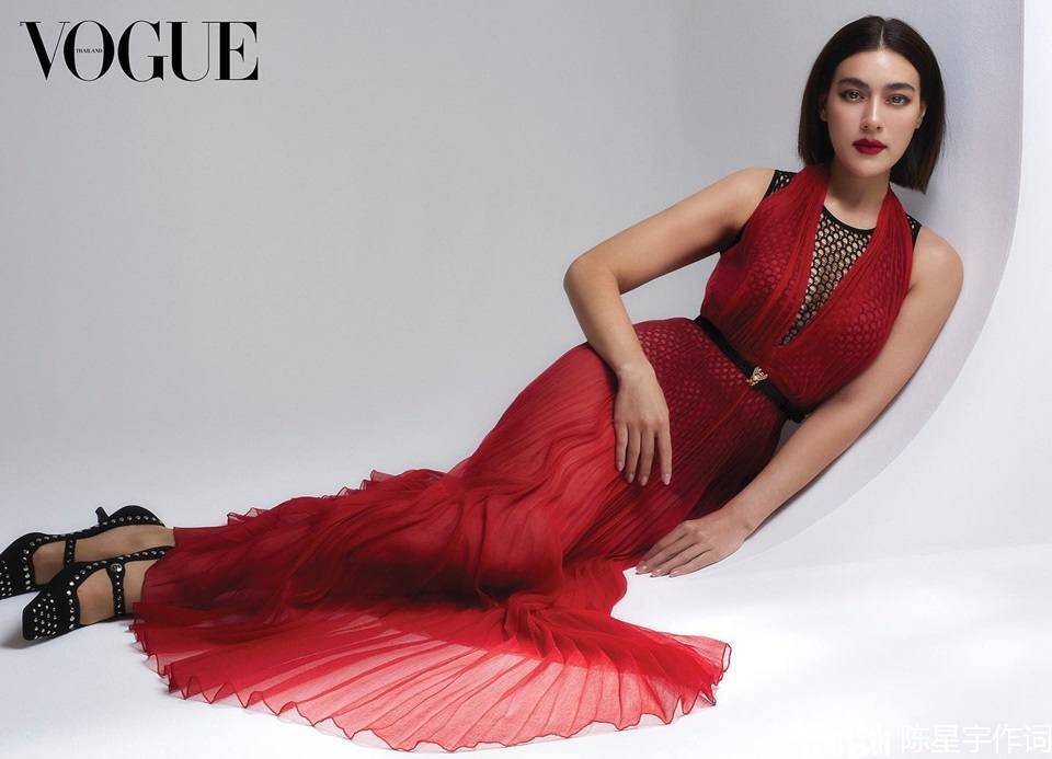 泰剧女明星kimkimberly泰国杂志vogue分享男友markprin瑞士幸福求婚