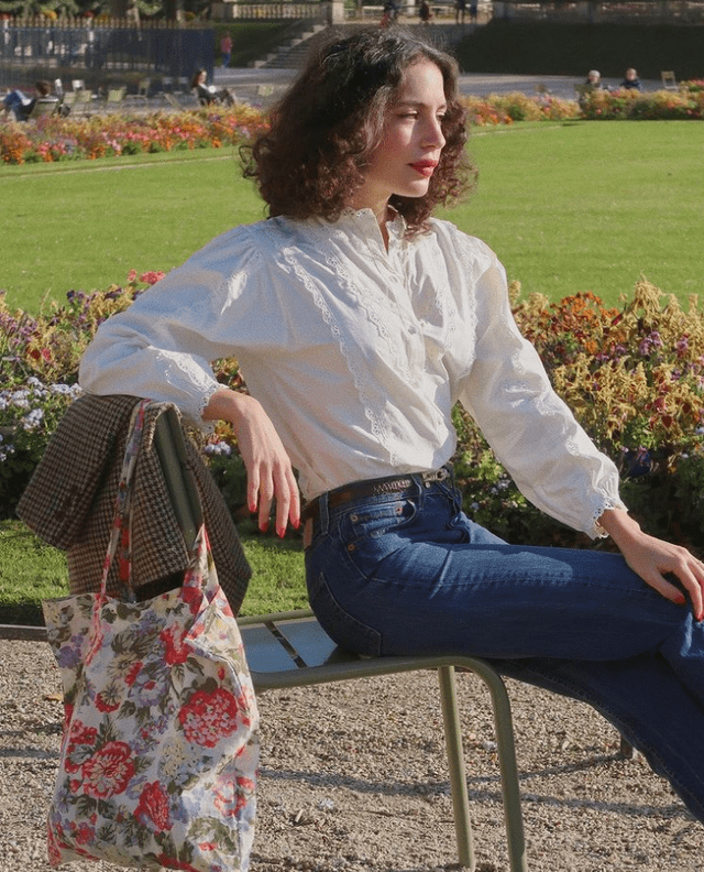 法国博主法式穿搭撩起一整个夏天的好心情做浪漫优雅的小女人