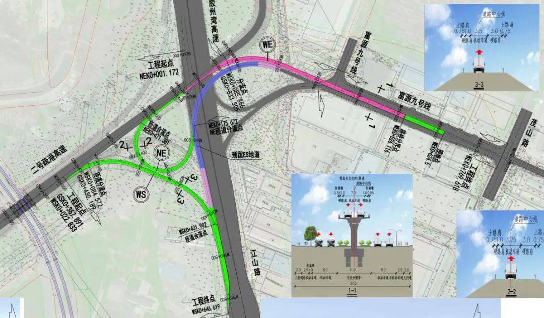 西海岸新区疏港高架部分路段将拓宽改造