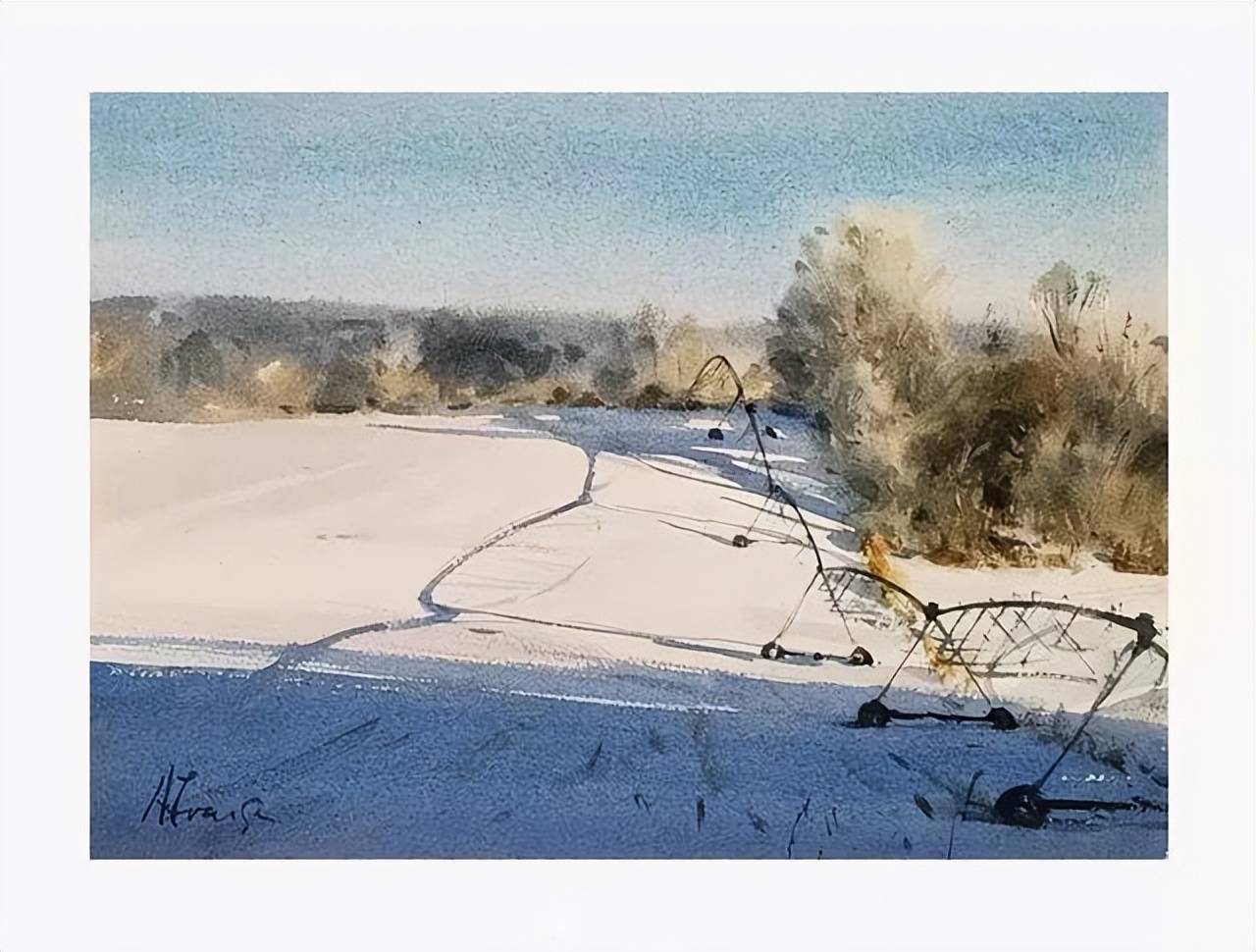 andy evansen(安迪)的水彩作品简约,明快,大气,非常有味道_美国_国际