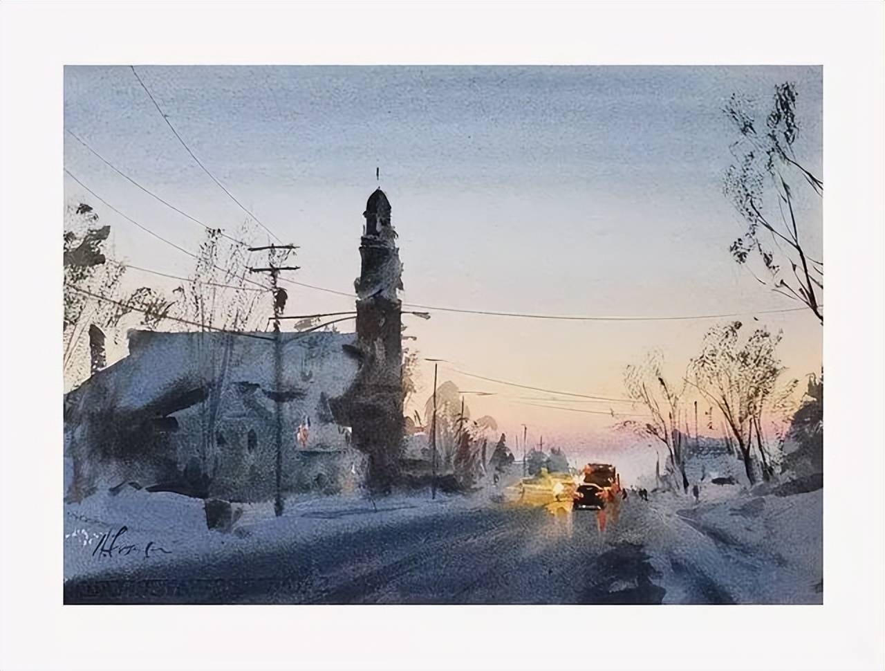 andy evansen(安迪)的水彩作品简约,明快,大气,非常有味道_美国_国际