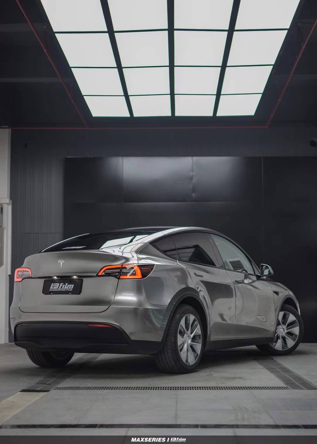 lbfilm改色膜特斯拉modely液态金属银