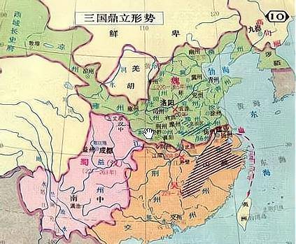 孙权称帝,经略四方,疆土到达现东南亚地区,首次发现宝岛台湾