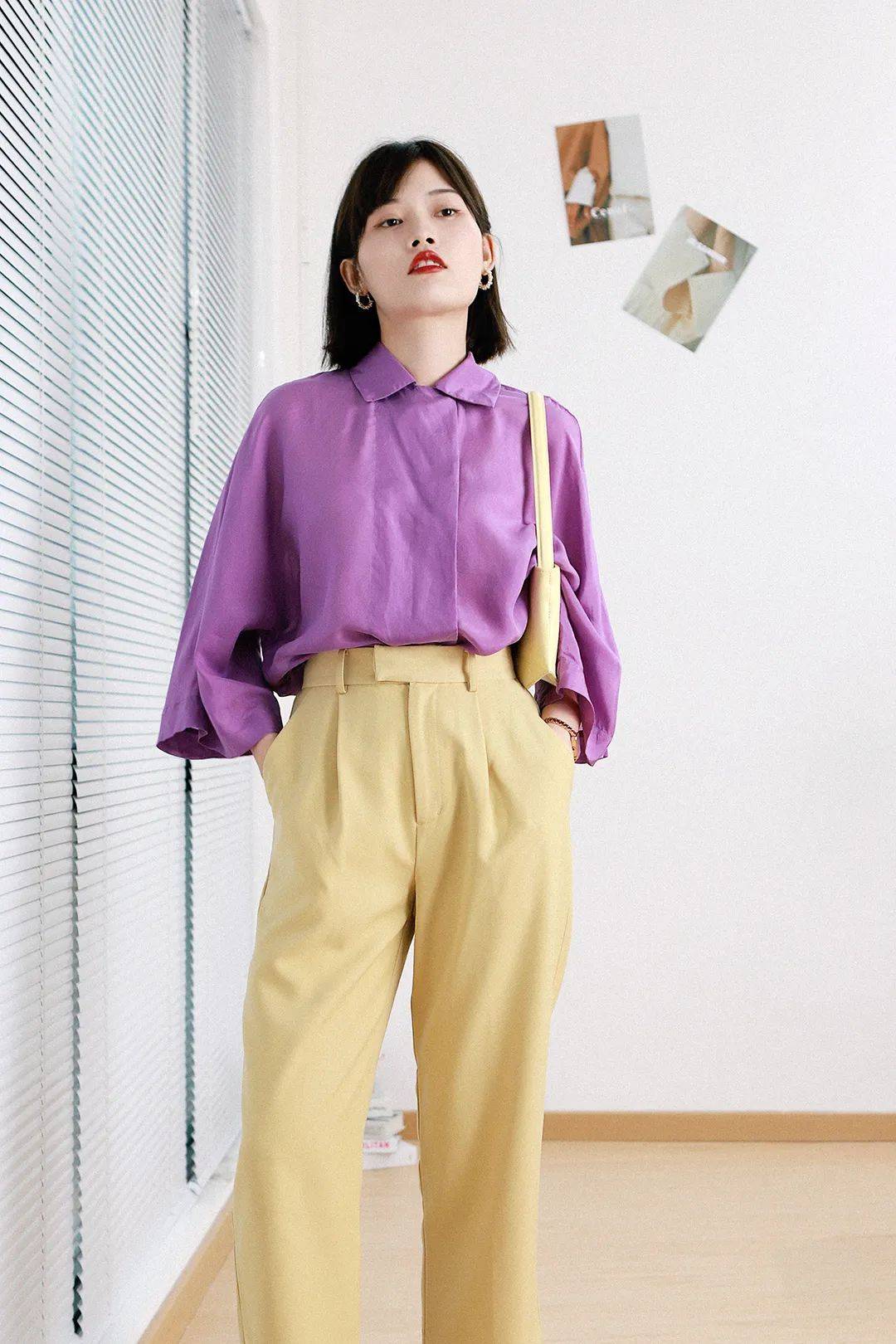 look 4——紫 黄,华丽高贵