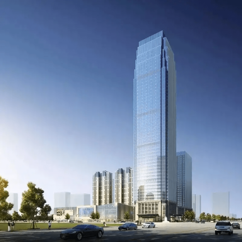 高2306米淄博在建第一高楼明发世贸中心大厦最新动态
