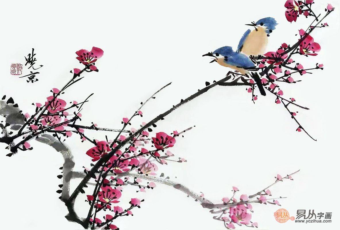 平淡幽远 高雅清新——郑晓京先生花鸟画作品欣赏