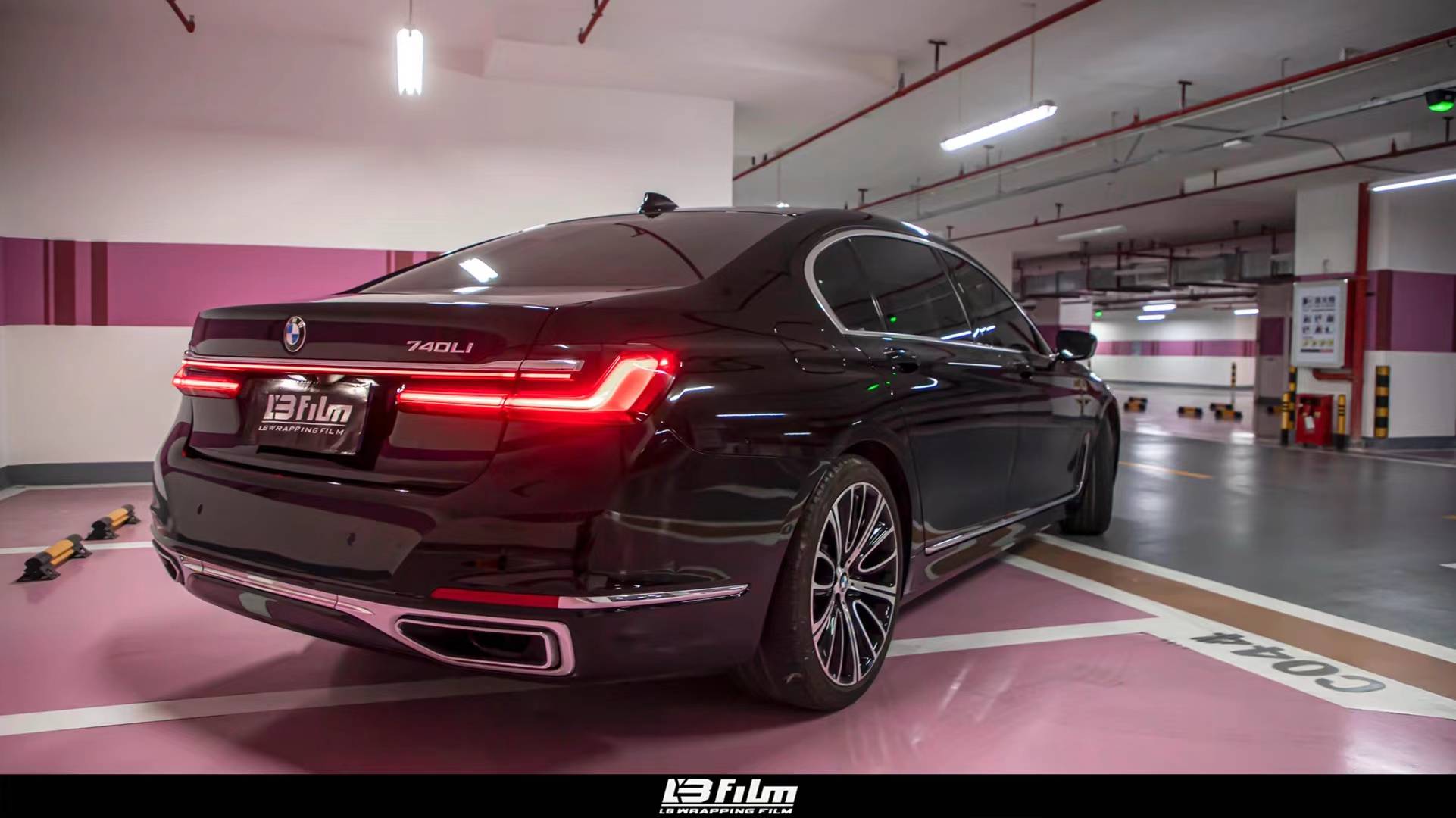 宝马740li - lbfilm改色膜pet修复钢琴黑_搜狐汽车_搜狐网