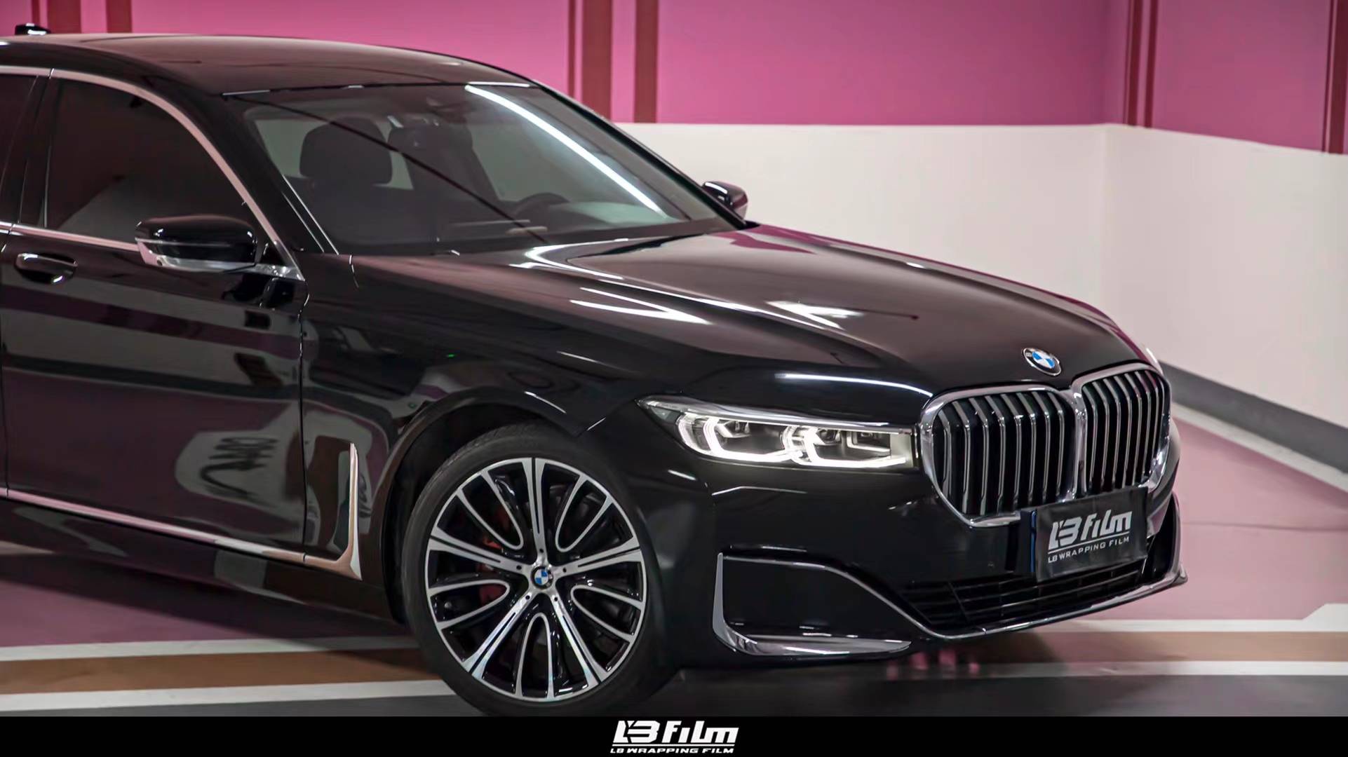 宝马740li - lbfilm改色膜pet修复钢琴黑_搜狐汽车_搜狐网