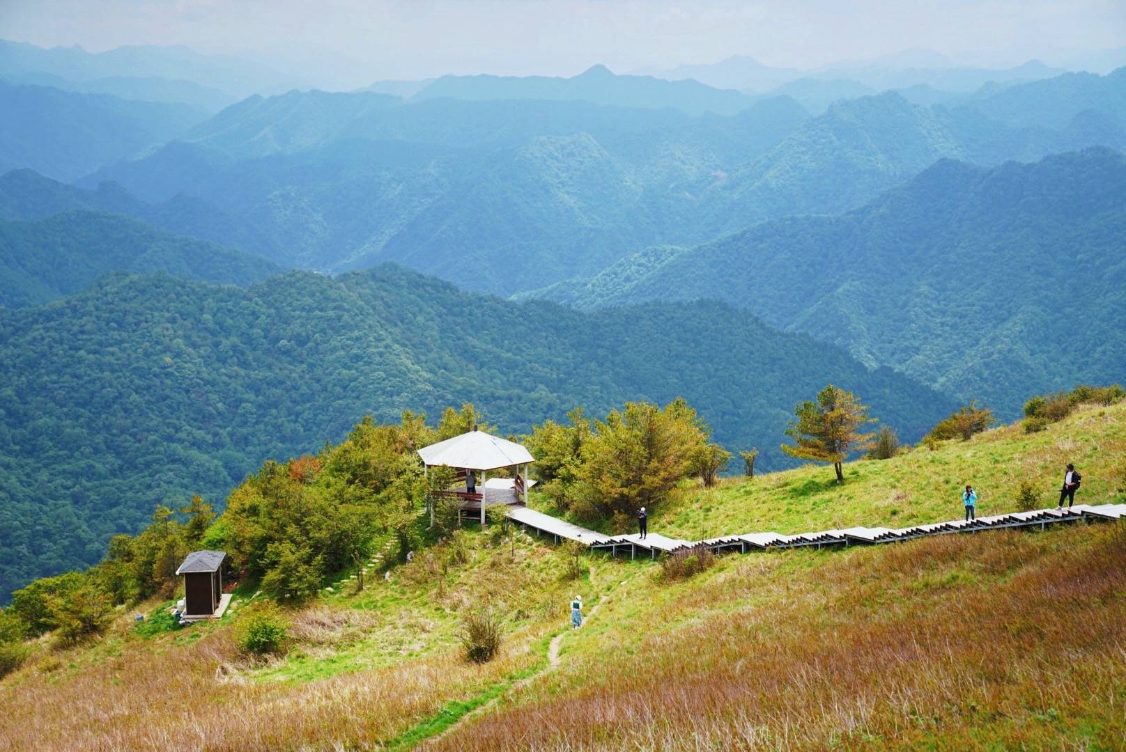 夏天特别适合开车自驾旅行,前往紫柏山的路上,一路上风景纯粹自然,原