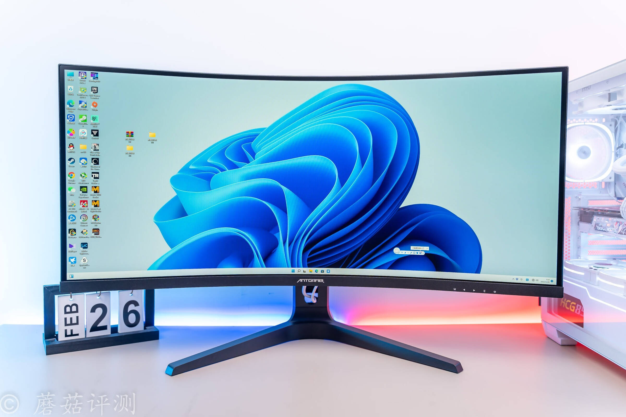 原创极致电竞带鱼屏享受超宽游戏视野蚂蚁电竞34英寸曲面电竞显示器an