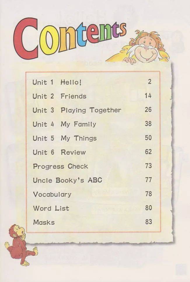 北师大版三年级上册英语电子课本教材三年级起点