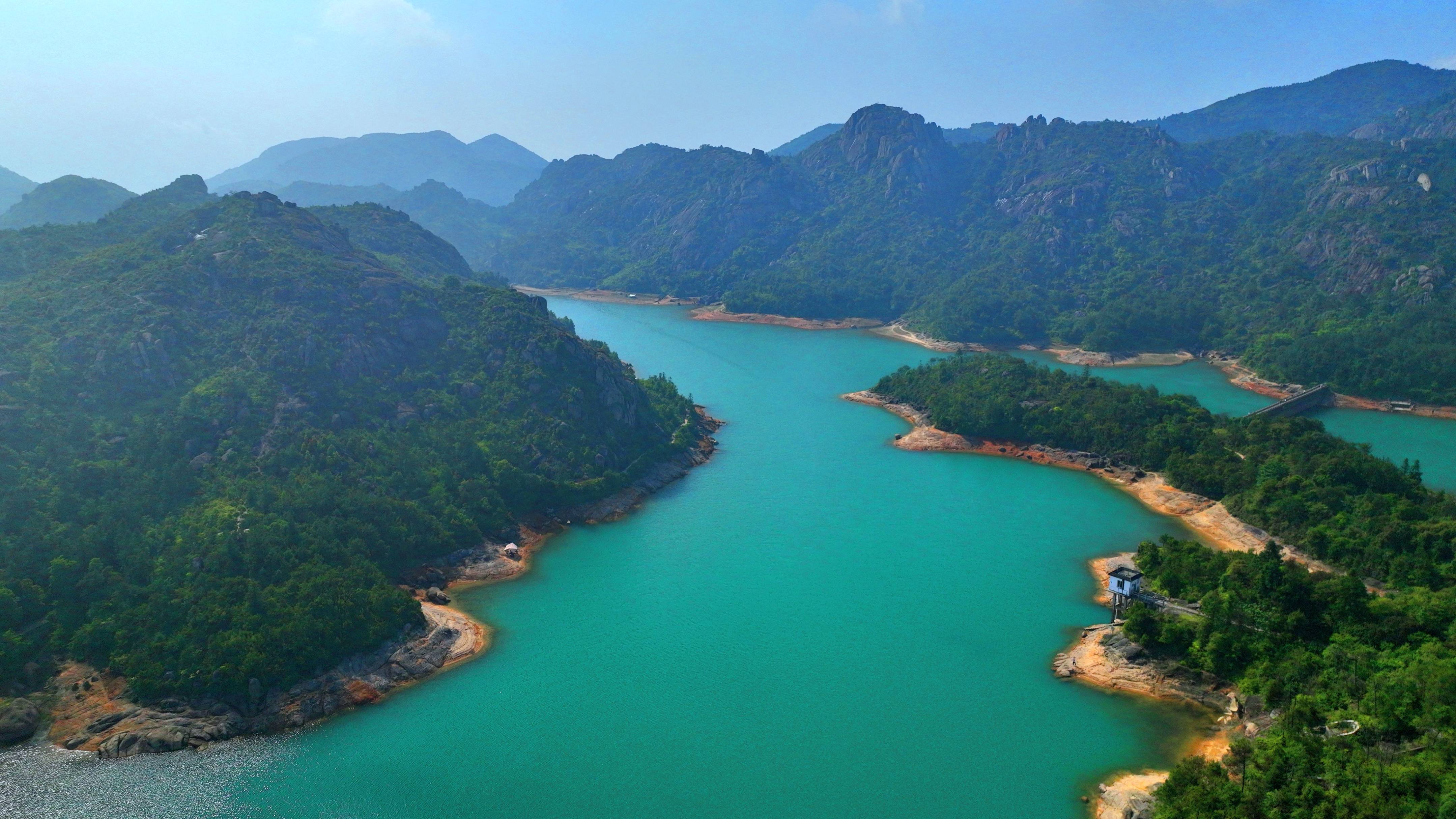 大罗山天河水库图片