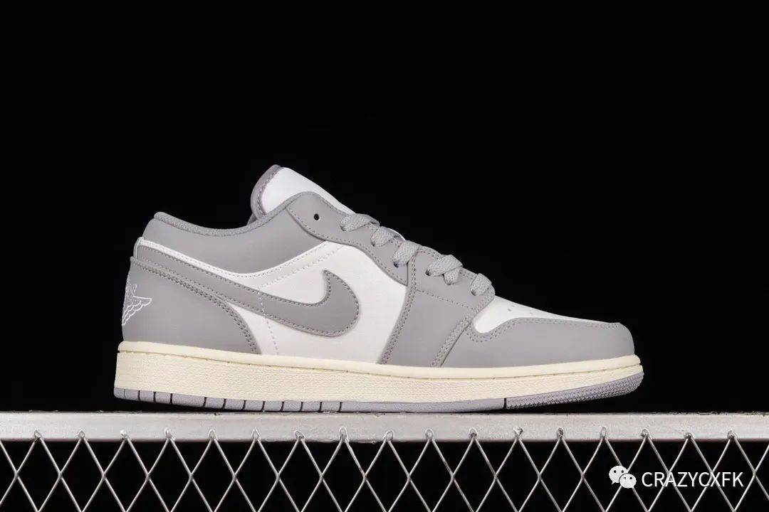 乔丹airjordan1lowvintagegreyaj白灰低帮运动鞋