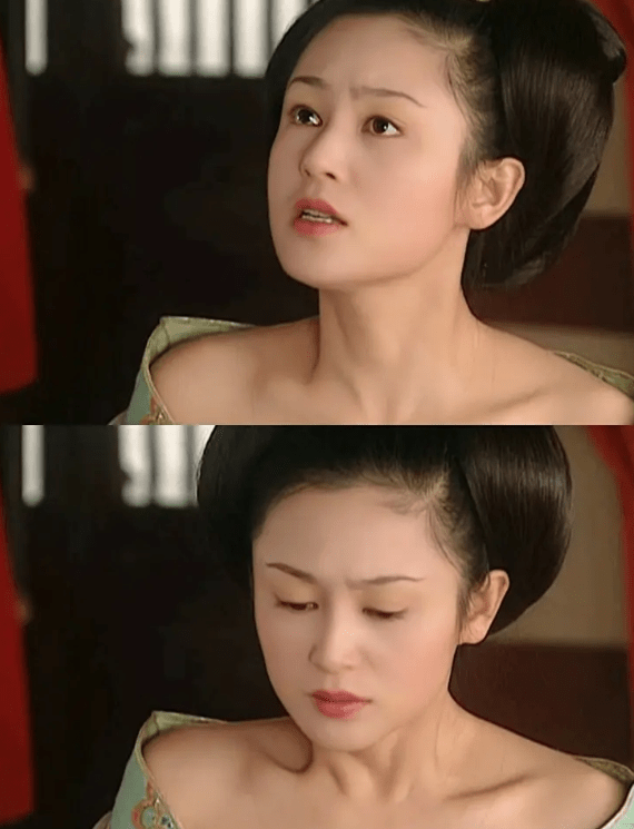 三庭均等,且无瑕疵包括看她中年演的这部大明宫词,我们就能看出,她